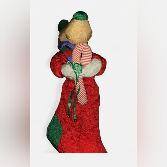 Reindeer Christmas Stocking candy cane. - Picture 4 of 4